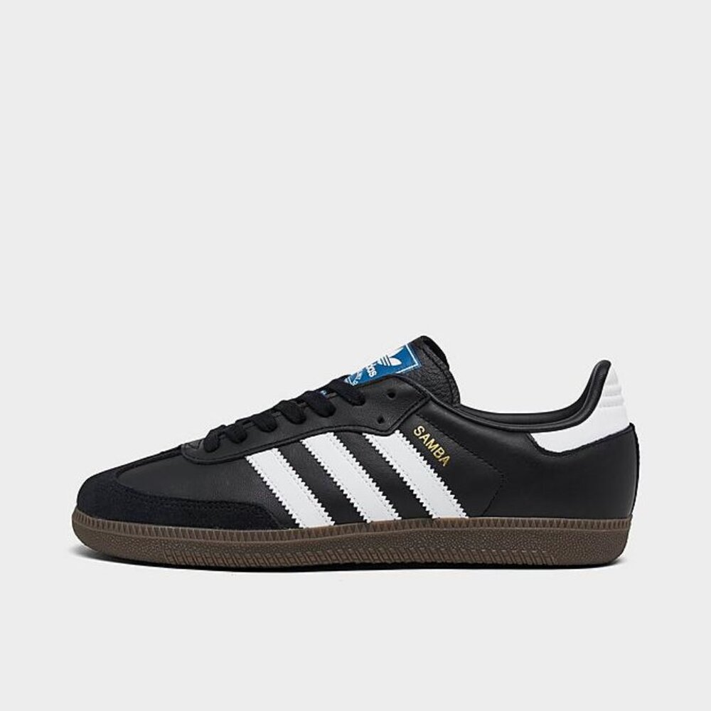 adidas Samba Black and White Athletic Shoes